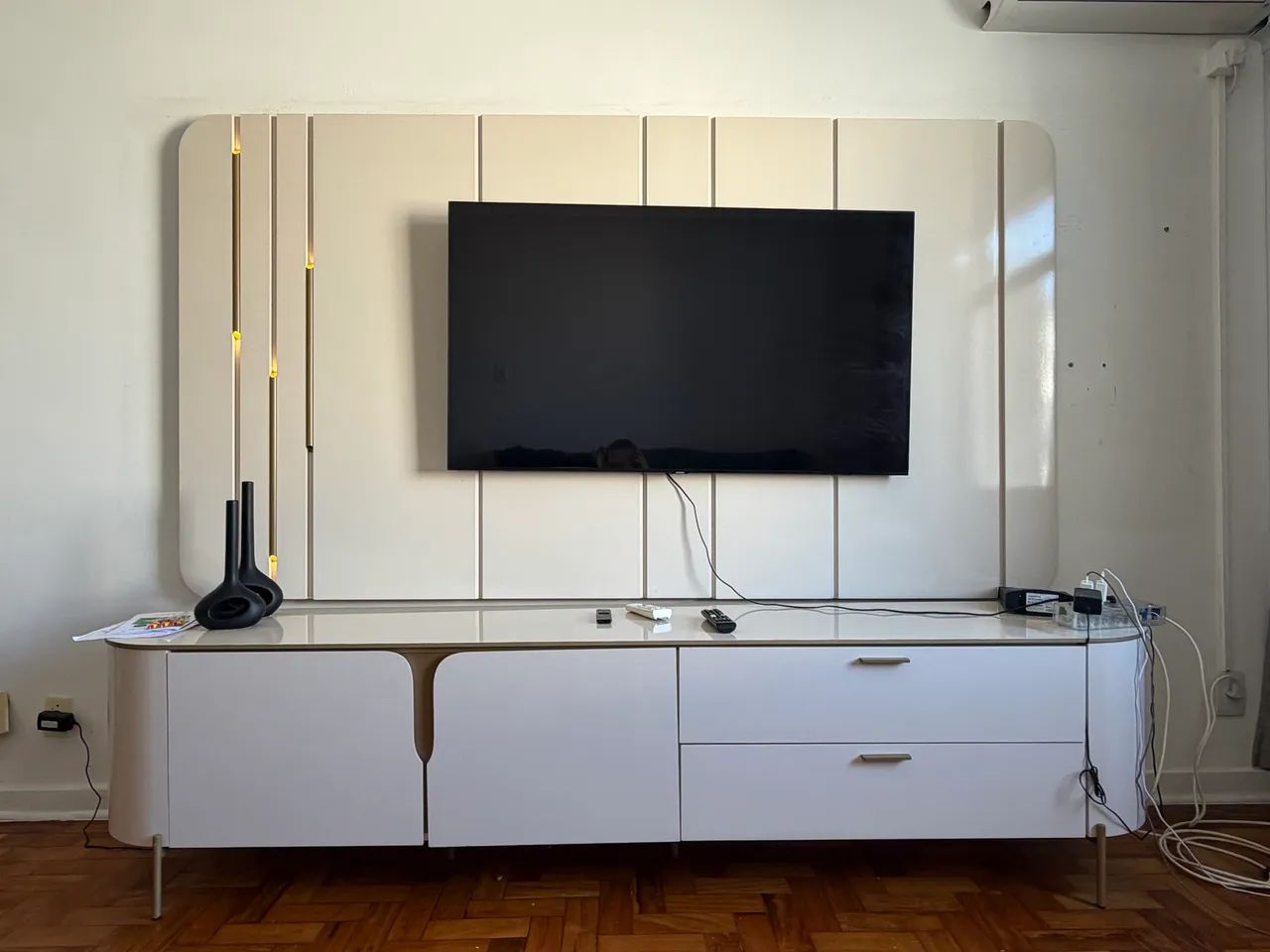 Rack com painel 