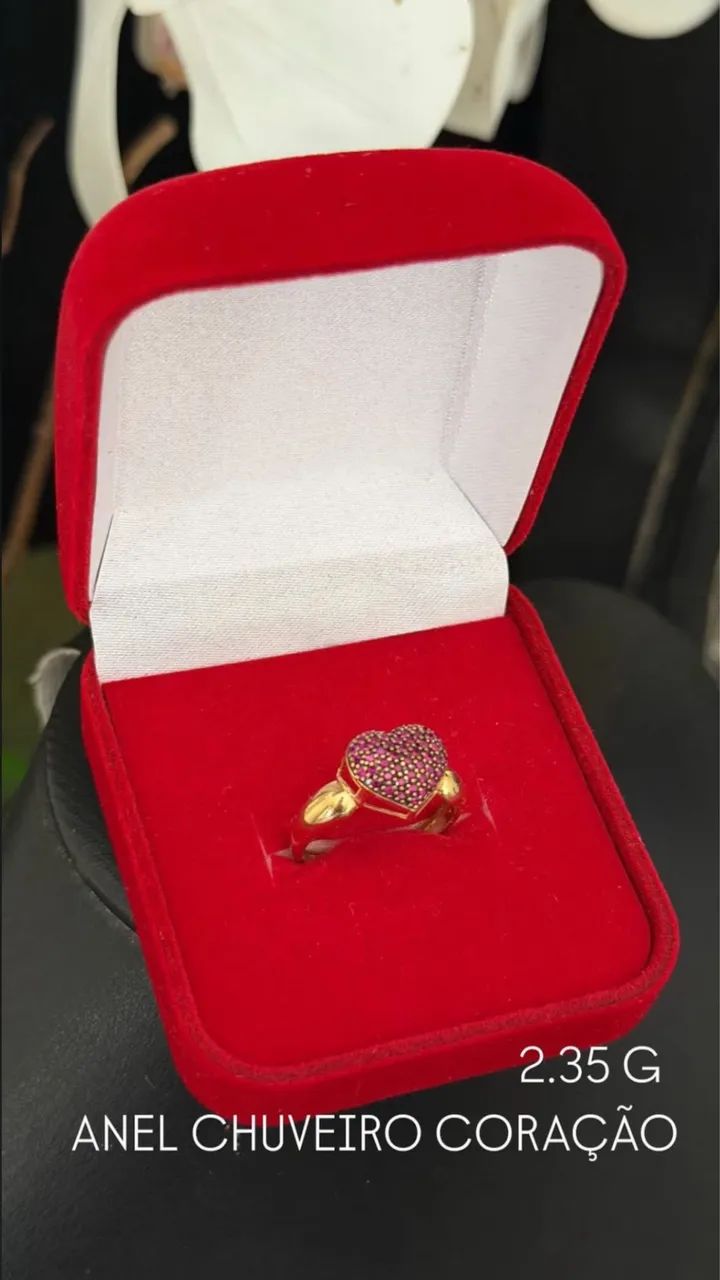 Anéis feminino ouro 18k - Foto 2