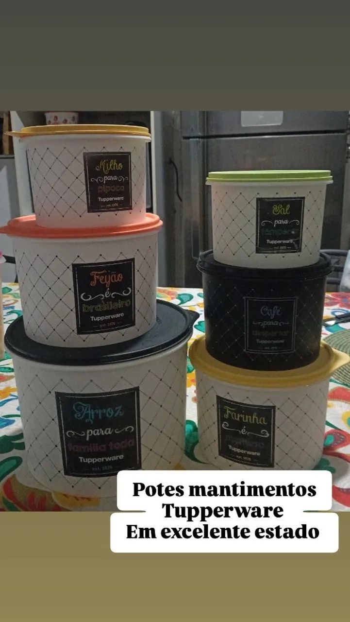 POTES MANTIMENTOS TUPPERWARE 