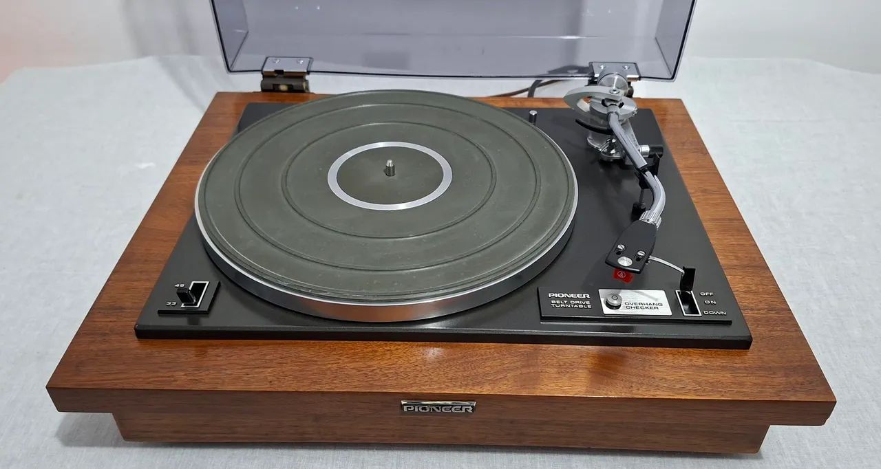 Toca Disco Pioneer PL-25E Belt-Drive 127V (Sansui, Kenwood