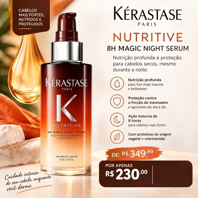 KÉRASTASE PARIS NUTRITIVE 8H MAGIC NIGHT SERUM 90ML
