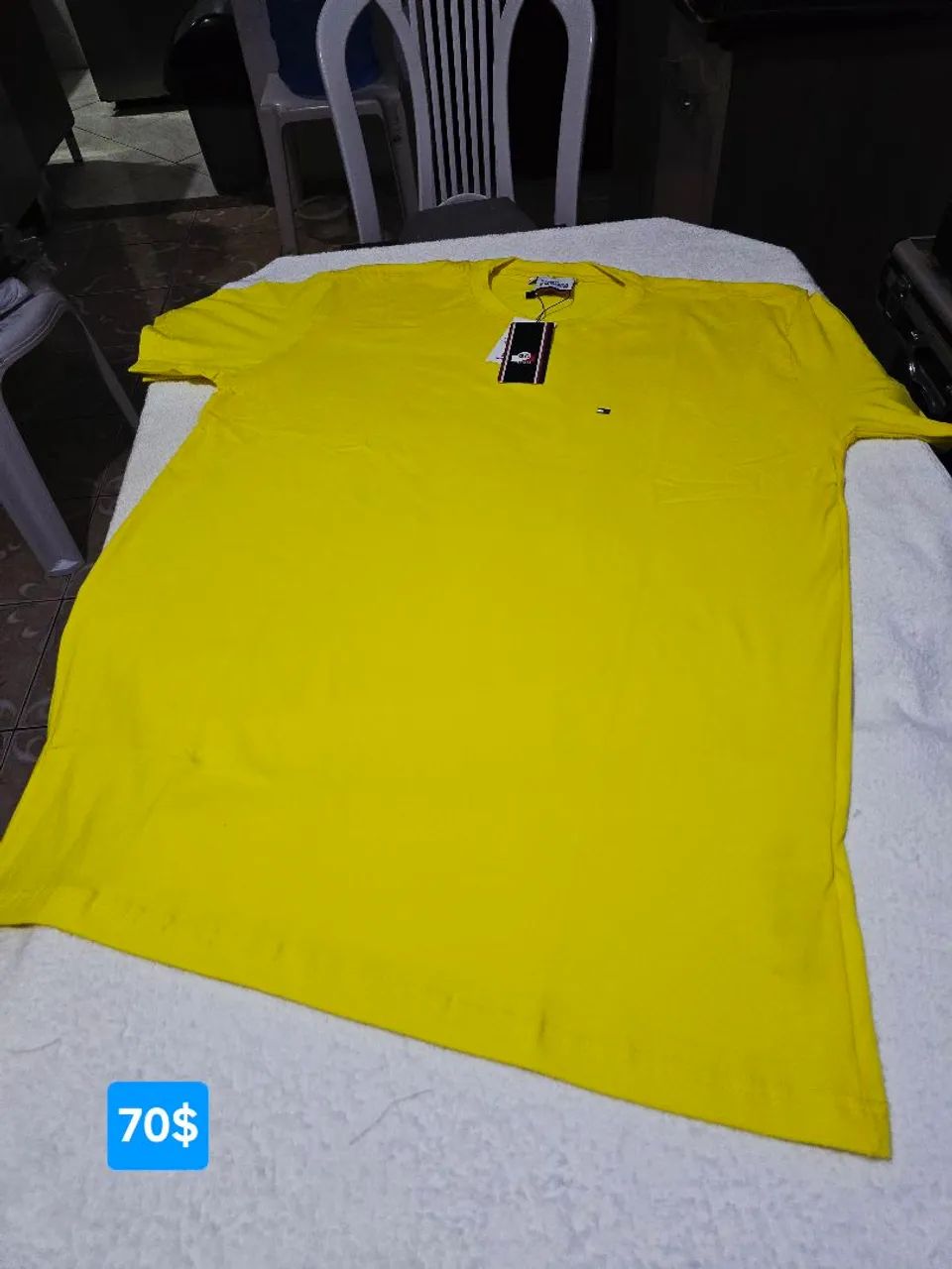 Camisa Grife peruana elastano da Tommy Hilfiger GG 