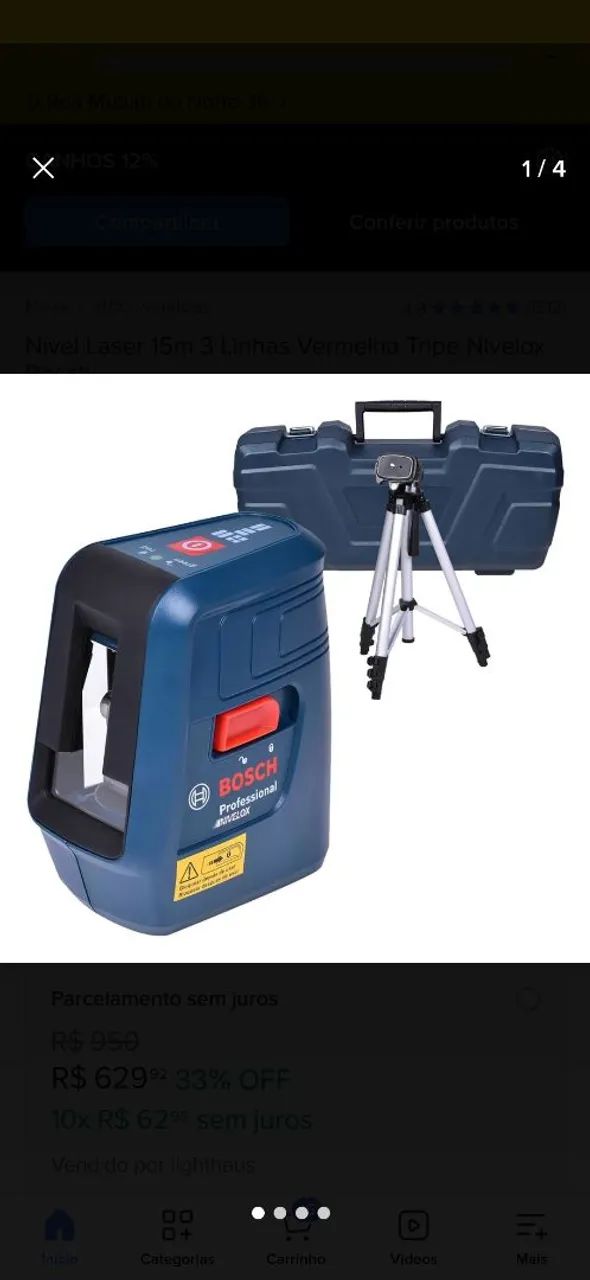 Vende -se este nível a laser 