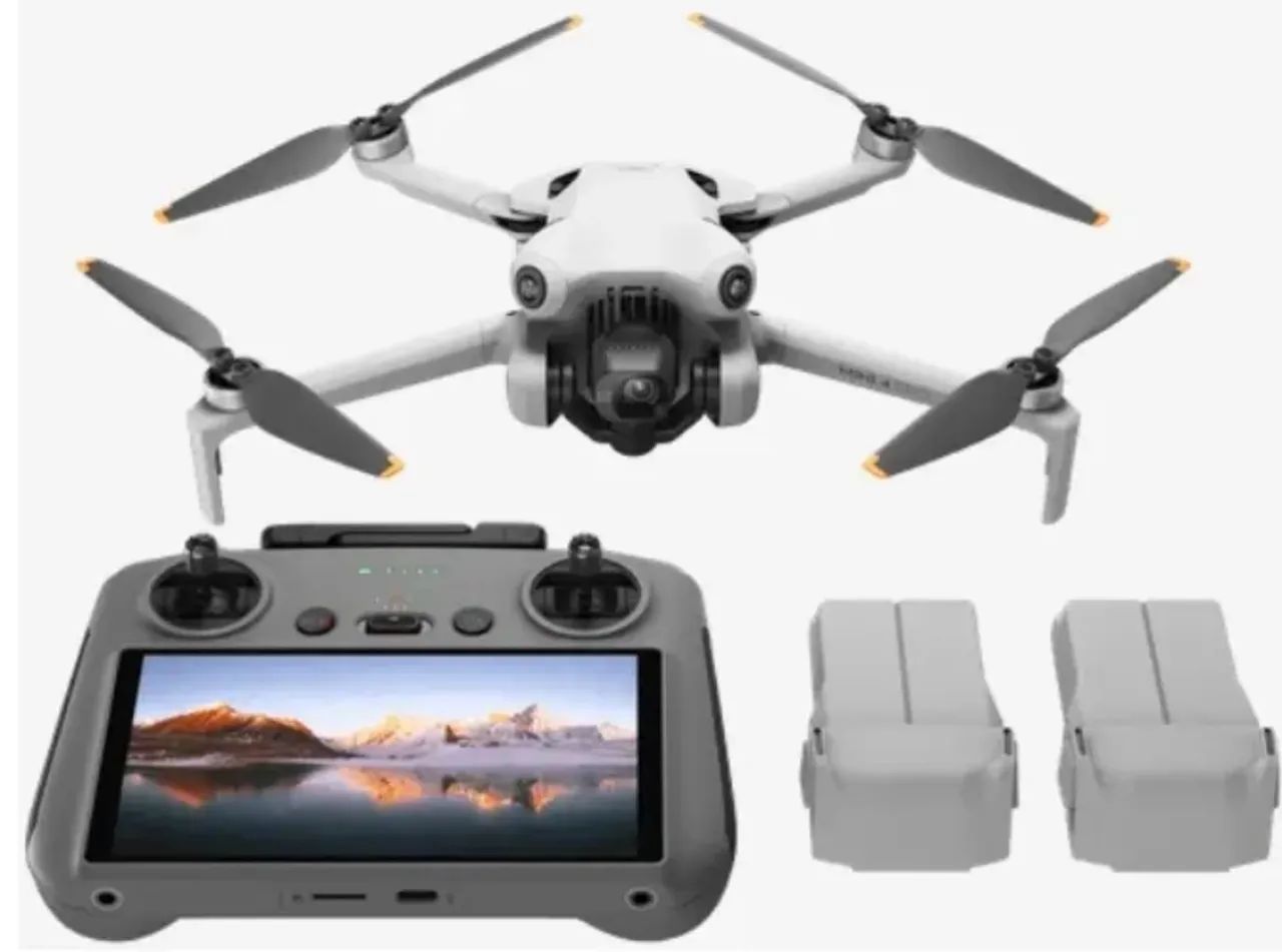 Dji Mini 4 Pro Combo Plus -com Tela -camera 4k Cor Cinza - Foto 2