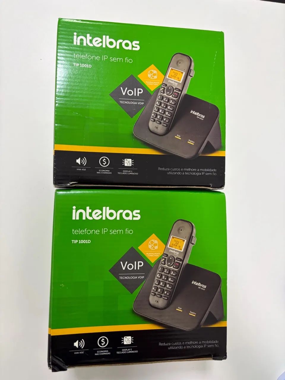 Telefone Ip Sem Fio Dect Tip 1001d Intelbras