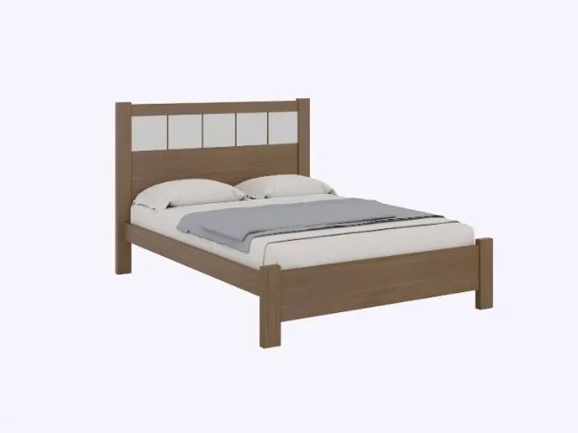 Cama Casal Primicia Plus Castanho.Off White D Doro