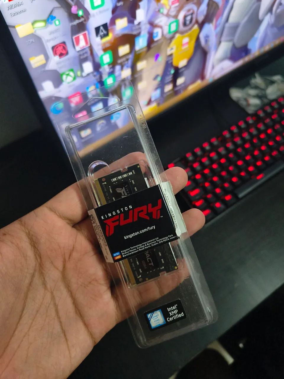 Memória RAM 8gb notebook 