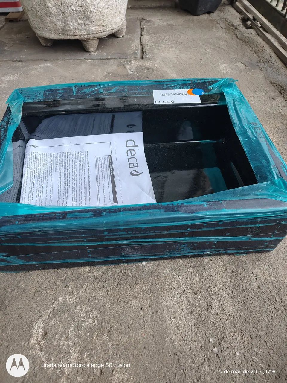 Cuba de semi encaixe ébano 55x42 Deca  - Foto 5
