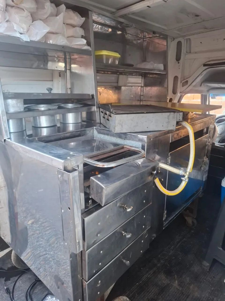 Carrinho de Lanche e Pastel (todo em inox)? - Foto 3