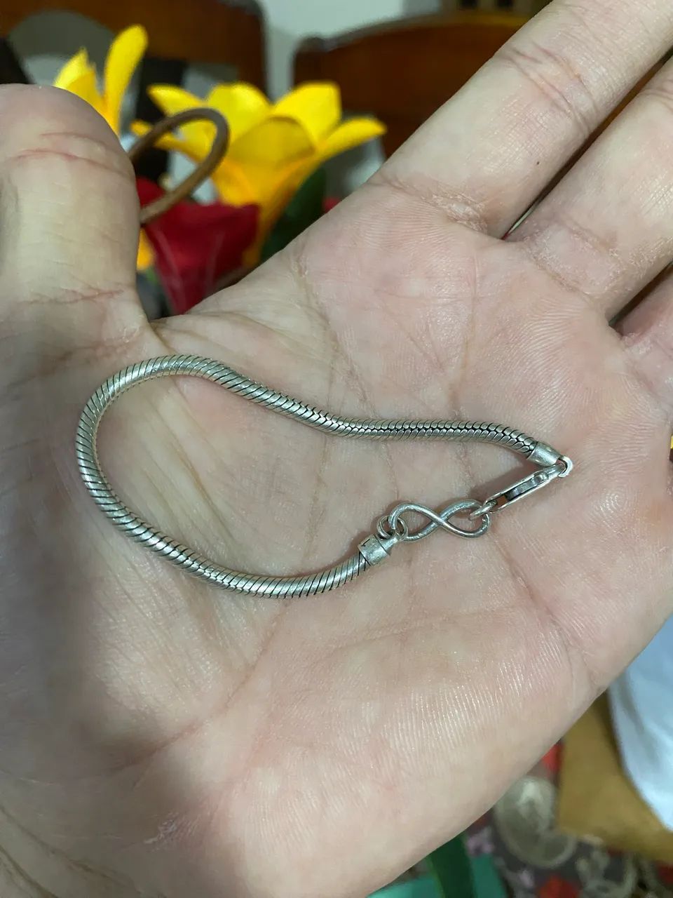 Pulseira de prata Pandora - Foto 2