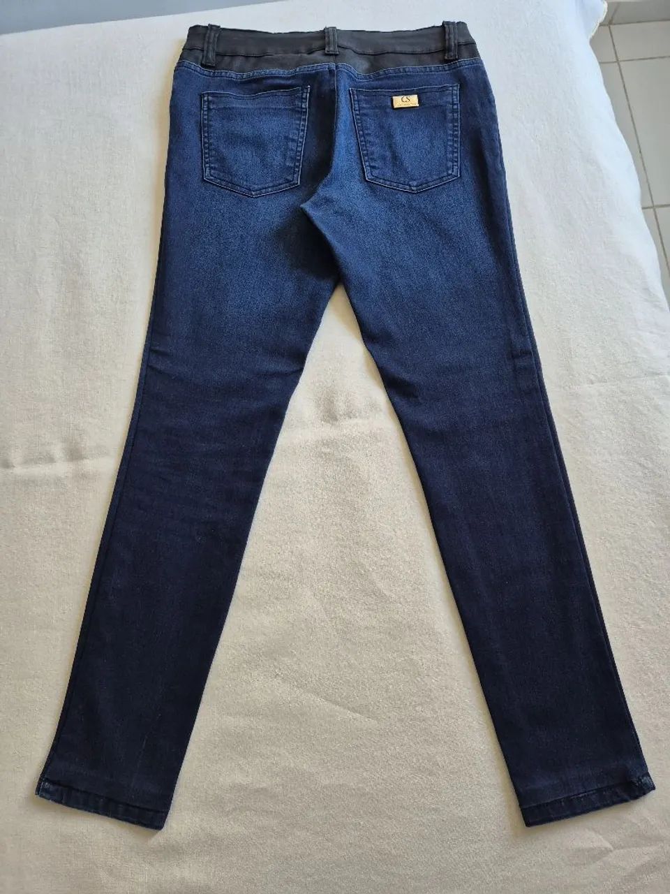 Calça Jeans Carmen Steffens 42 - Foto 3