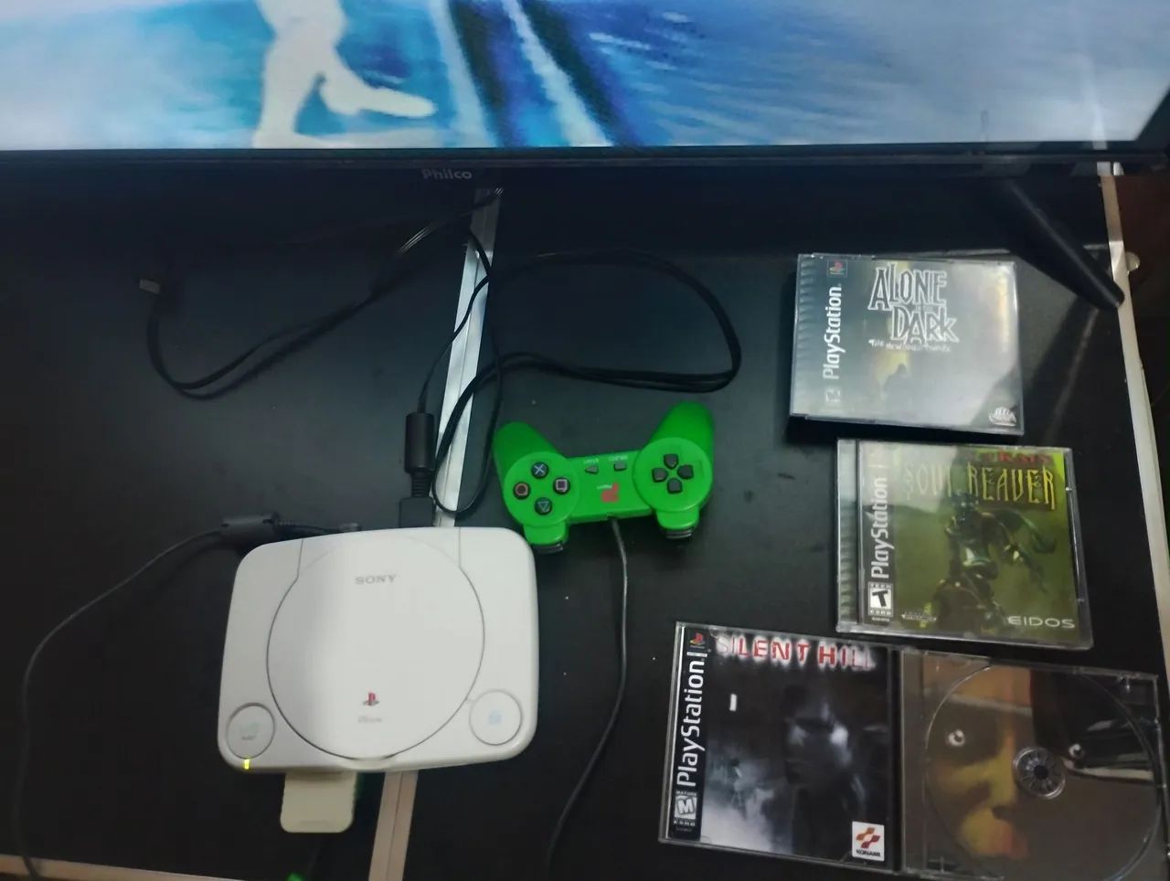 Playstation one funcionando.perfeitamente tá impecável  - Foto 3