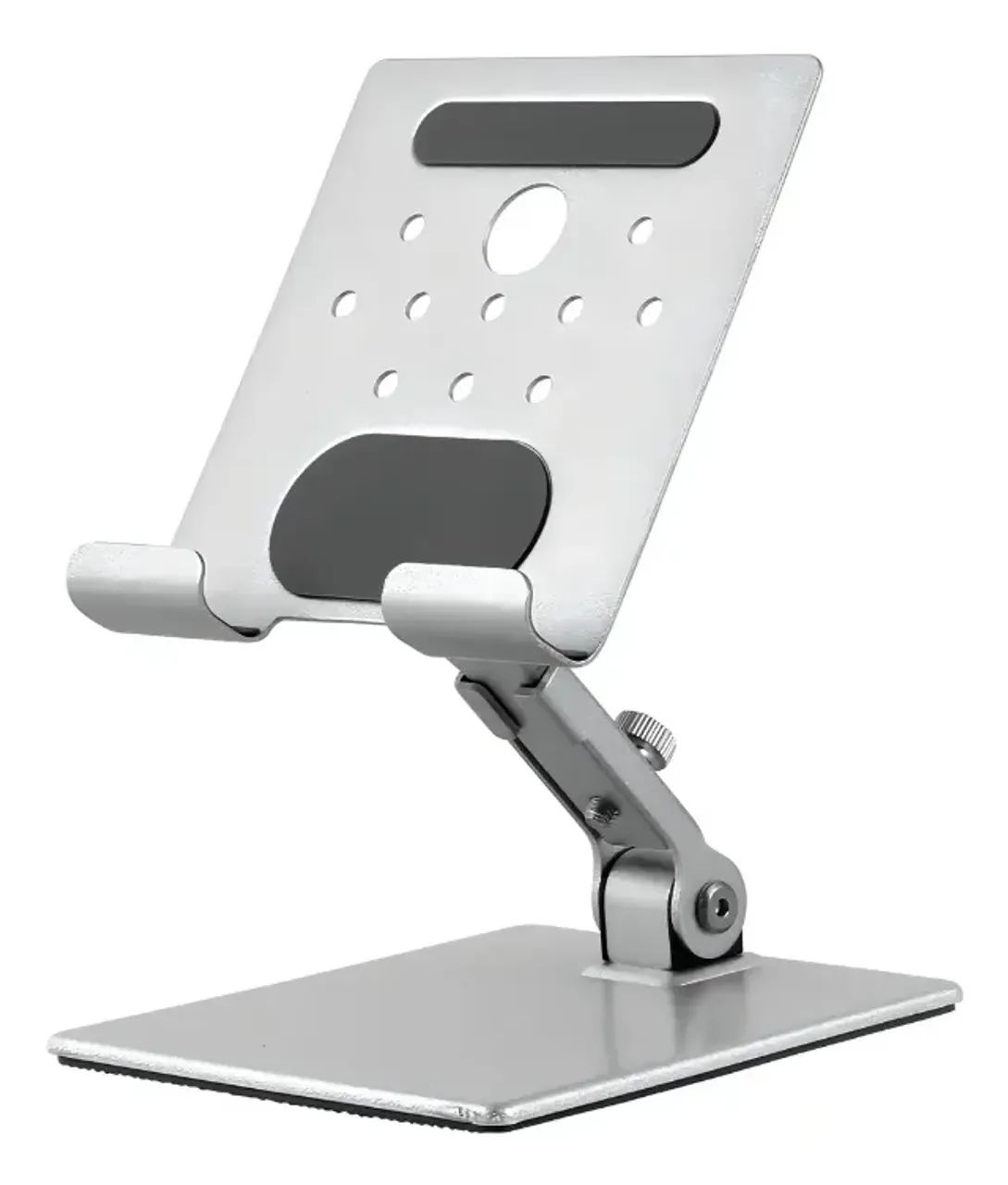 Suporte mesa smartphone e tablets Xundd Ajustável Prata até 13 Polegadas