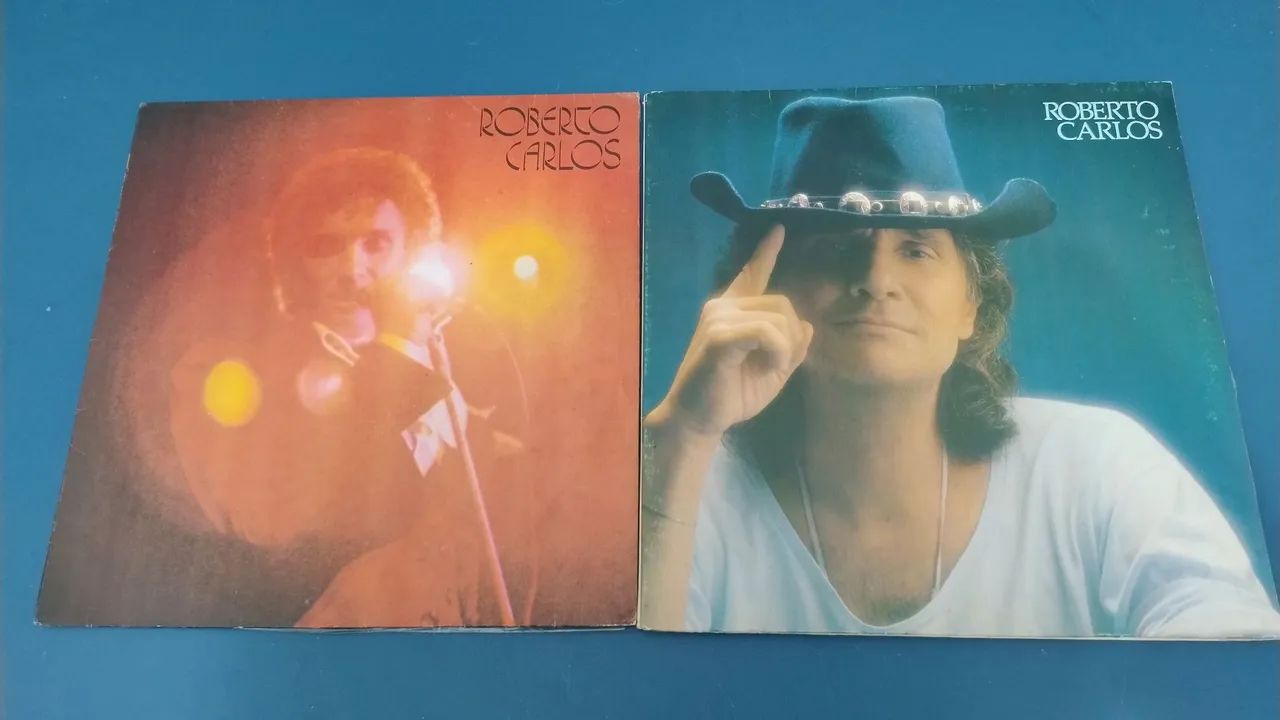 2 Discos Vinil Roberto Carlos, leia com atenção 
