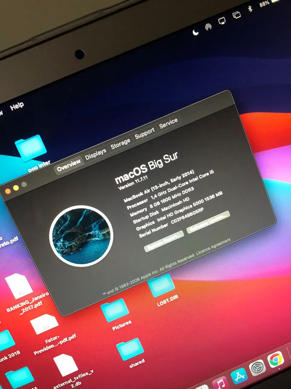 MacBook Air 13 polegadas com Windows ndows e MacOS instalado - Foto 4