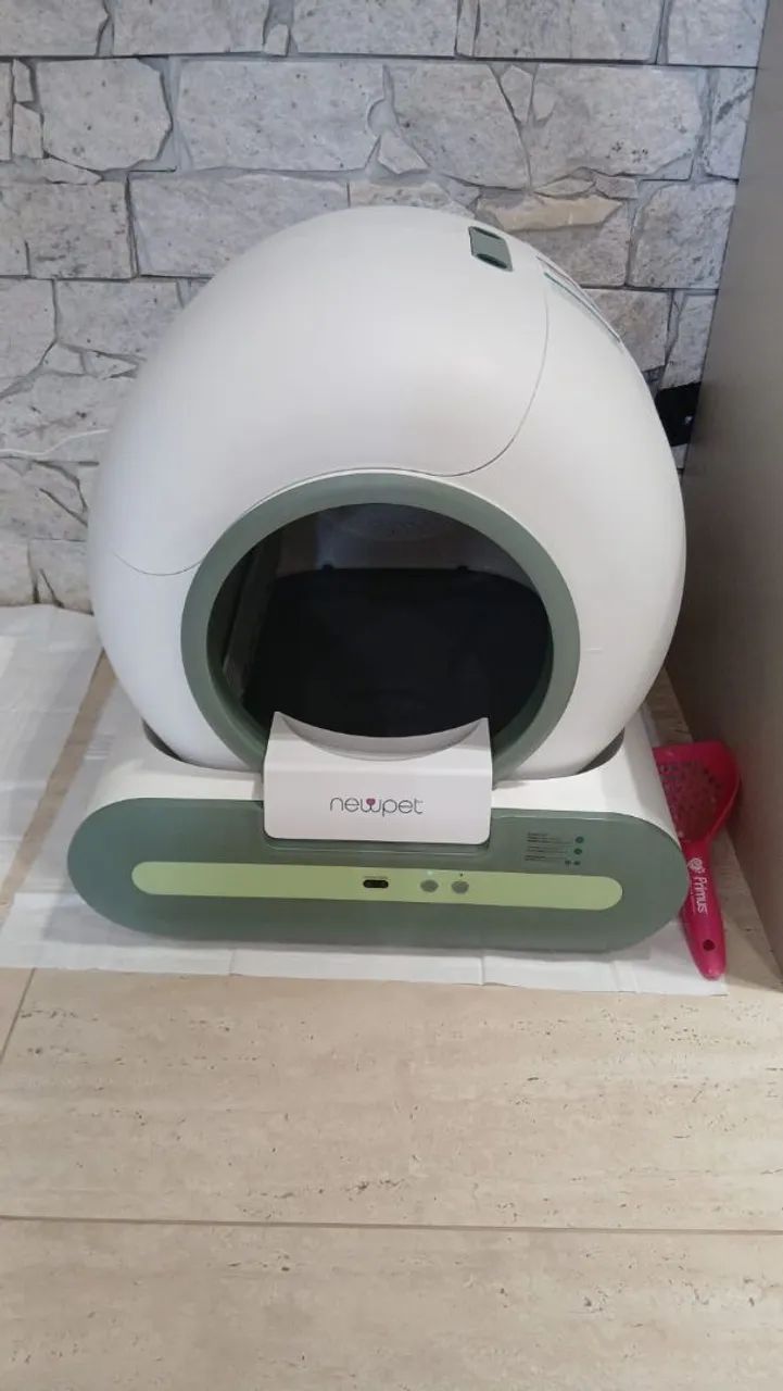 Caixa de areia para gatos automática 