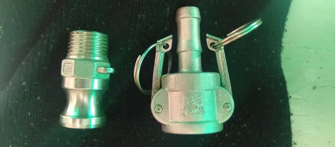 Engates rápidos camlock de inox - Foto 4