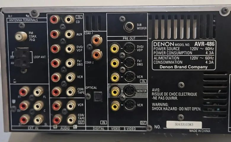 Receiver DENON AVR-486 - Foto 4