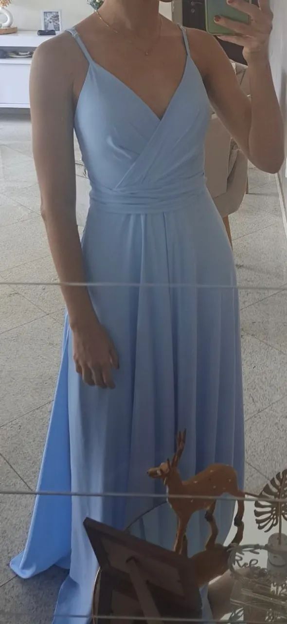 Vestido Azul longo  - Foto 2