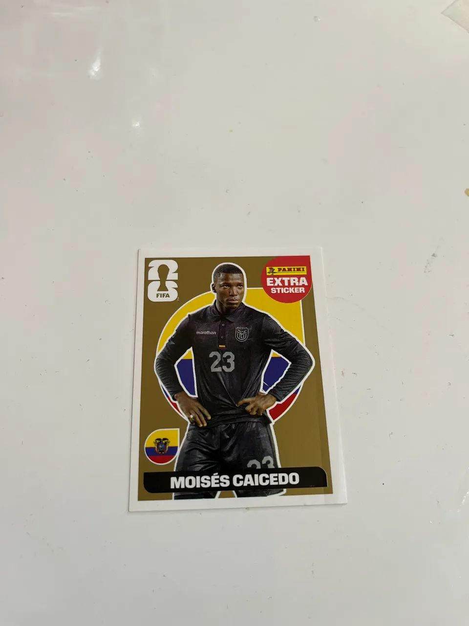 Figurinha lendária ouro 