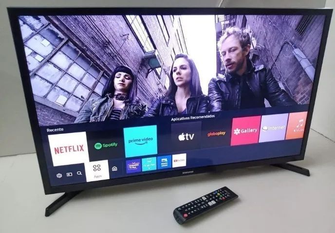 Smart TV Samsung 32 Polegadas"Modelo: Tizen /Processador Hyper Real