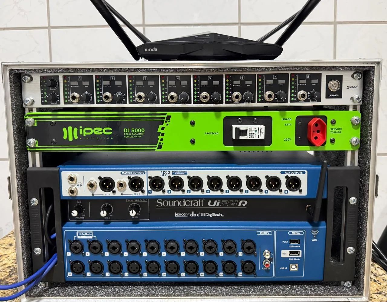 Mesa Soundcraft Ui24 Completa já 