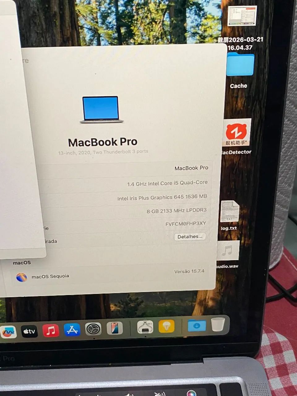 Macbook pro 2020 i5 8gb ram 256gb - Notebooks - Taguatinga Sul