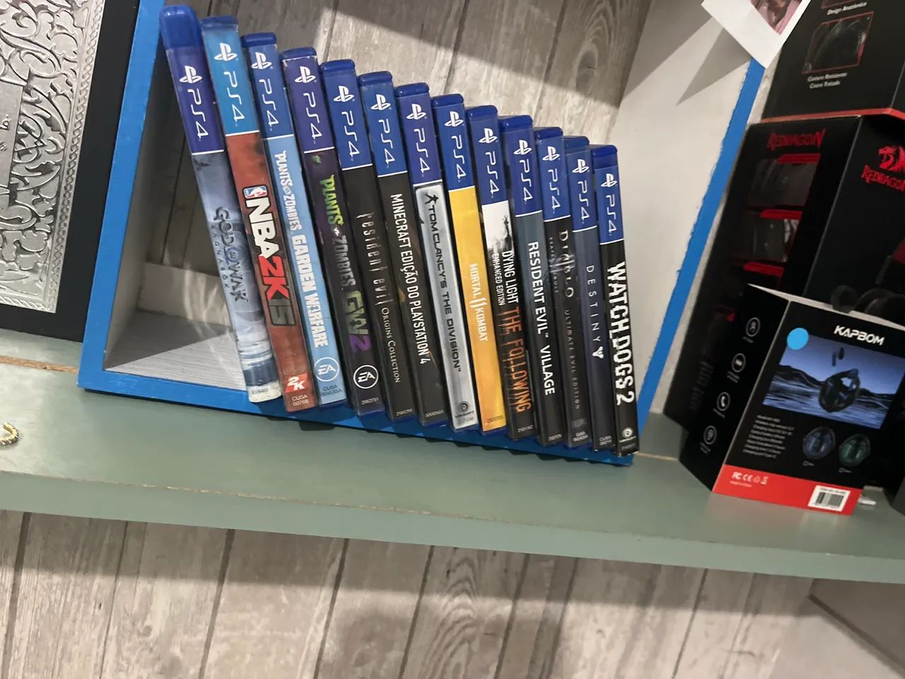 Lote Jogos PS4 Originais God of War Ragnarok Mortal kombat 11