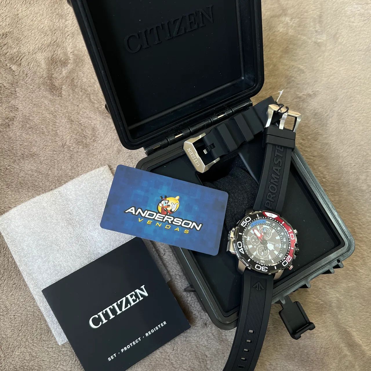 CITIZEN NEW AQUALAND PEPSI BJ2167-03e SEM USO - Acessórios - Vila