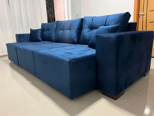 Sofá Suede Novo 