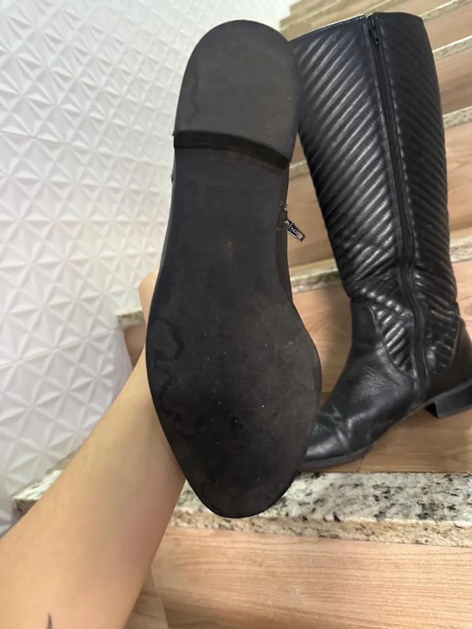 Bota de couro dumond - Foto 2