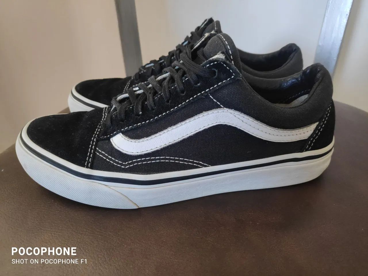 Tênis Vans em couro, N°36.