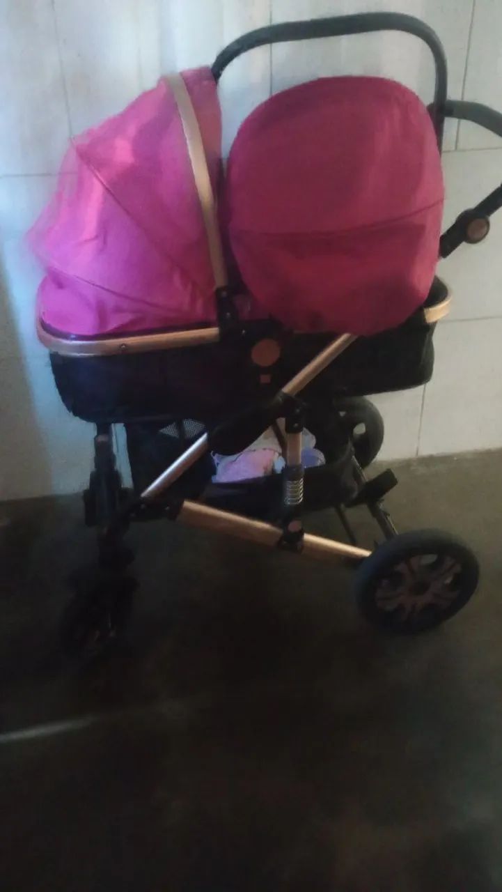 Vendo carrinho de bebê Moisés  - Foto 5