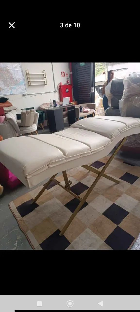 Maca luxuosa para salão de beleza 
