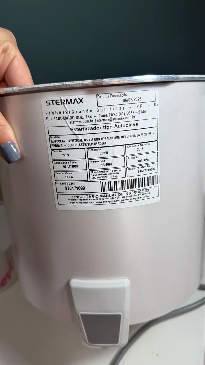 Autoclave 5L Belinha 220v  - Foto 3