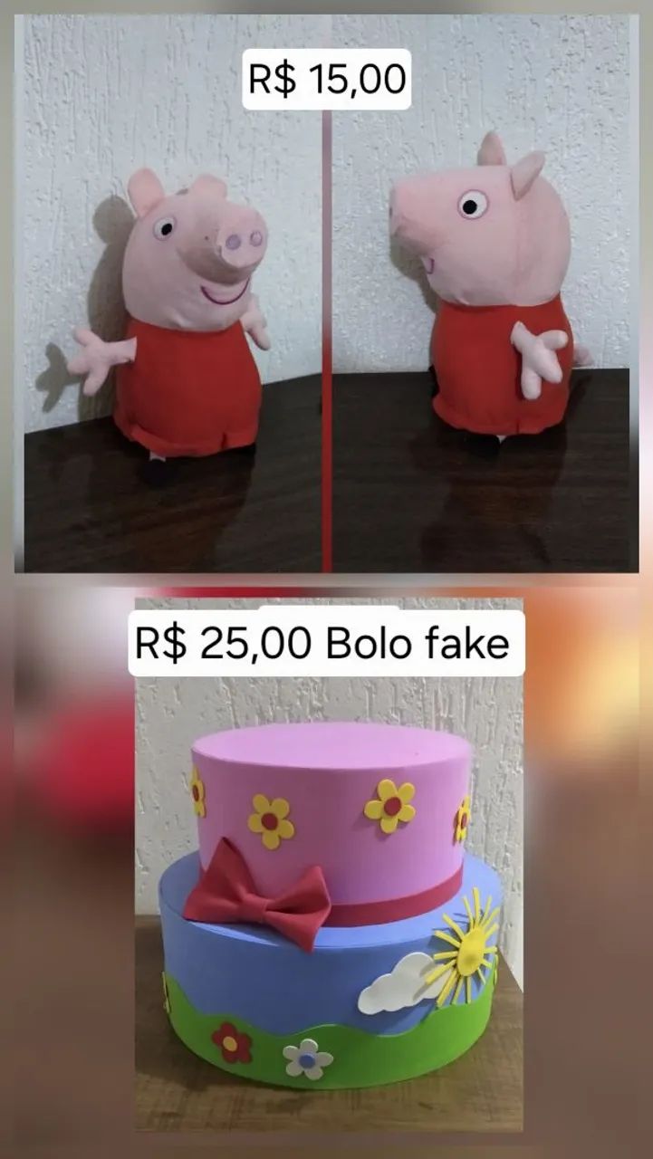 Bolo fake e Decoração  - Foto 3