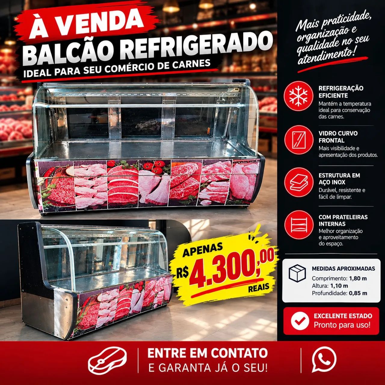 Balcão refrigerado  - Foto 2