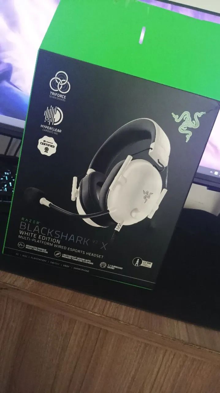 Headset Blackshark V2 X branco 