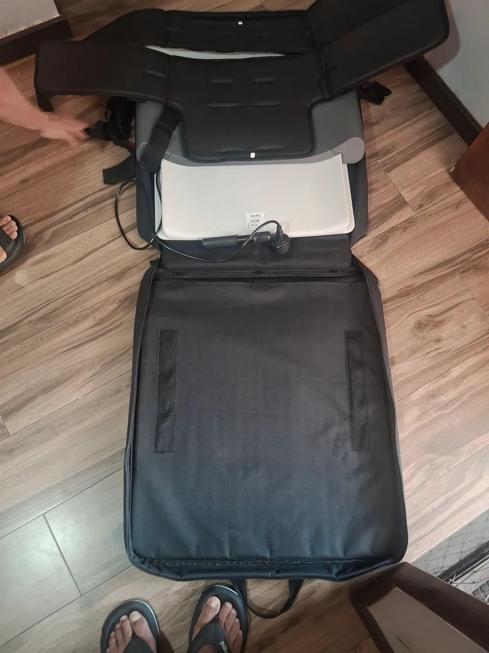 Vende um dispositivo de tração lombar portátil sauders co bomba manual em estojo de viag  - Foto 2