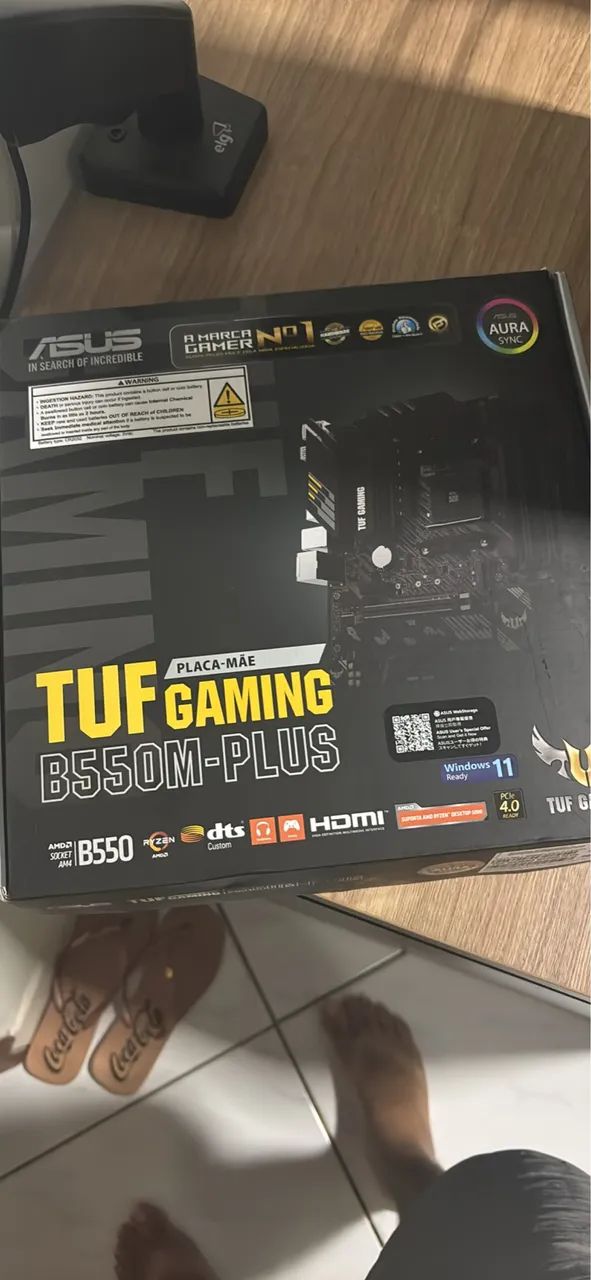 Ryzen 7 5700x, placa mãe b550m asus  - Foto 2