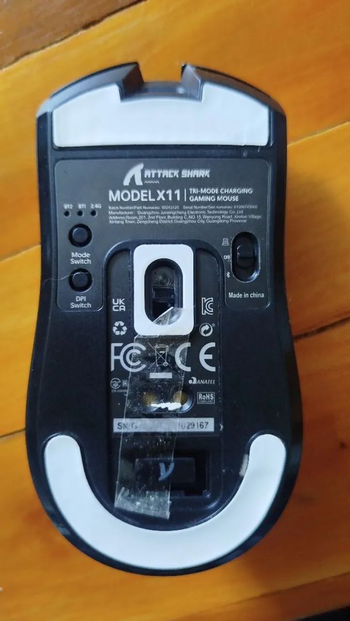 Attack shark x11 + dock de carga - Foto 4