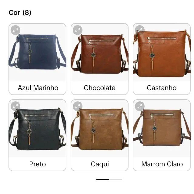 Bolsa de ombro couro sintético PU prêmio. - Foto 4