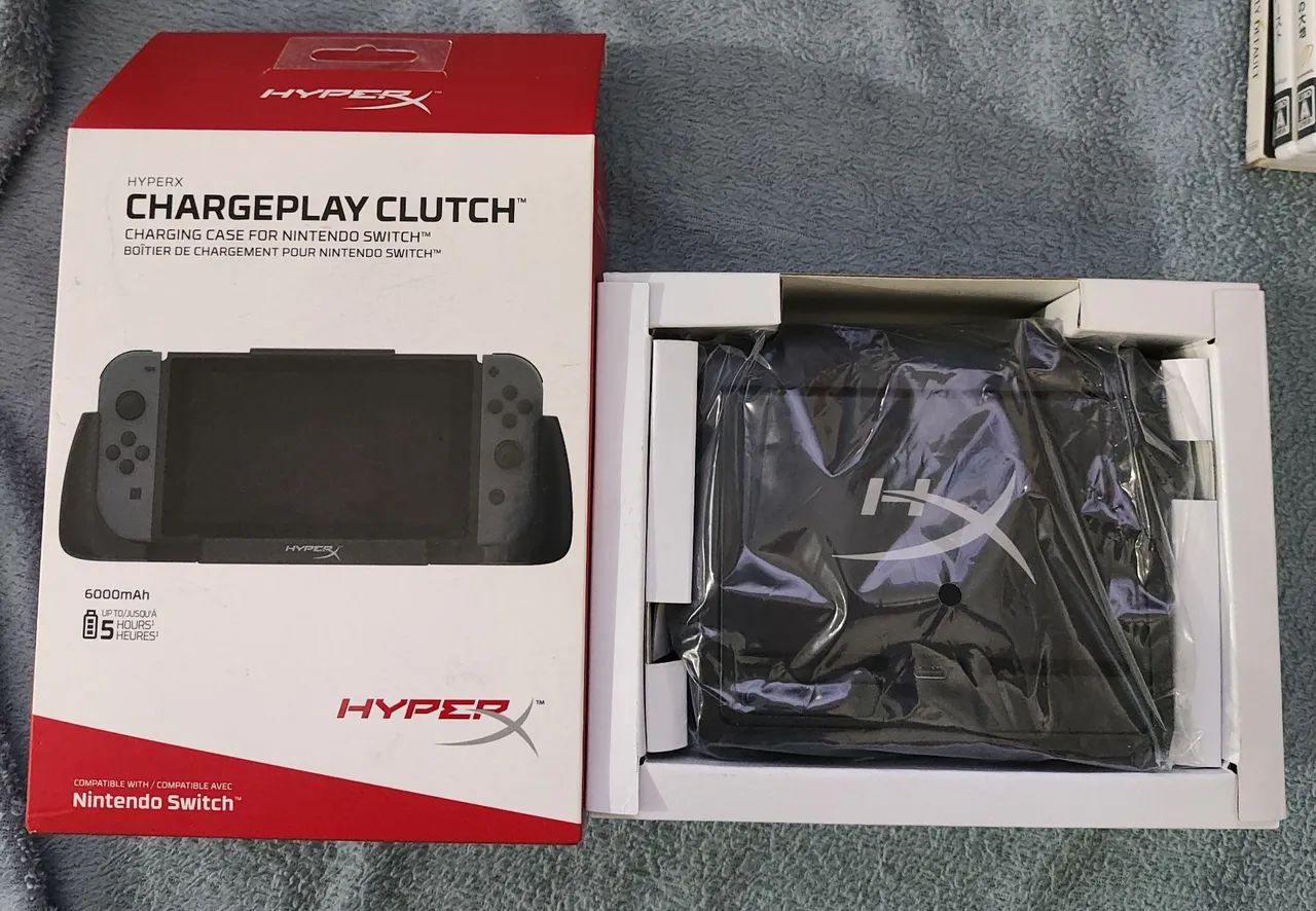 Bateria Externa/Grip para Nintendo Switch - Chargeplay Clutch da HyperX