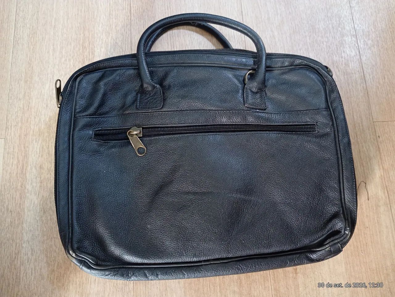 Maleta / bolsa/ pasta em couro legítimo para laptop e documentos  - Foto 2