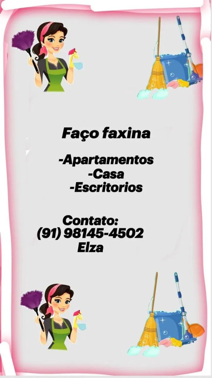 Faço faxina