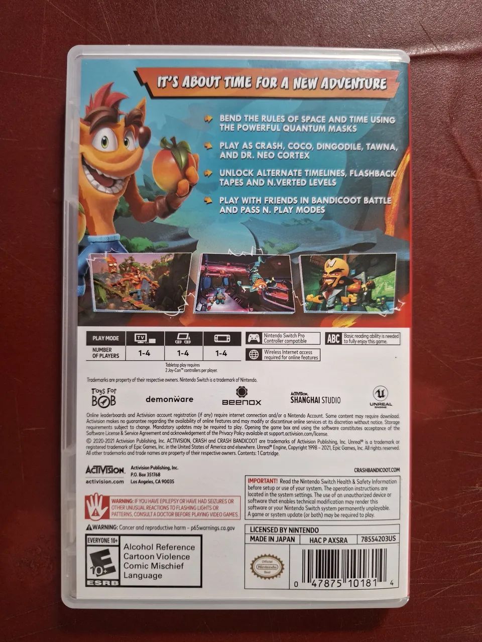 Crash Bandicoot 4 Nintendo  - Foto 2