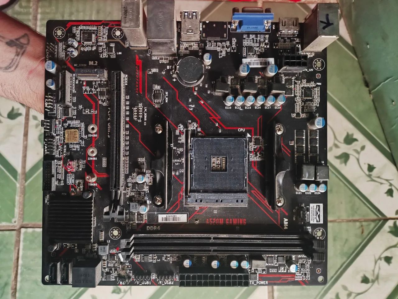 VENDO PLACA MÃE A520M SUPER FRAME 