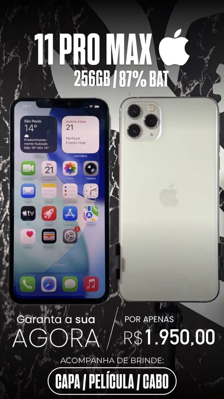iPhone 11 Pro Max 256GB / 87% BAT
