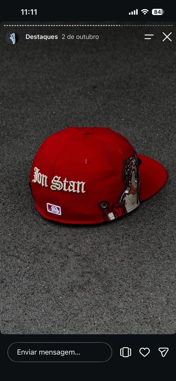 Boné New era vermelho  - Foto 2