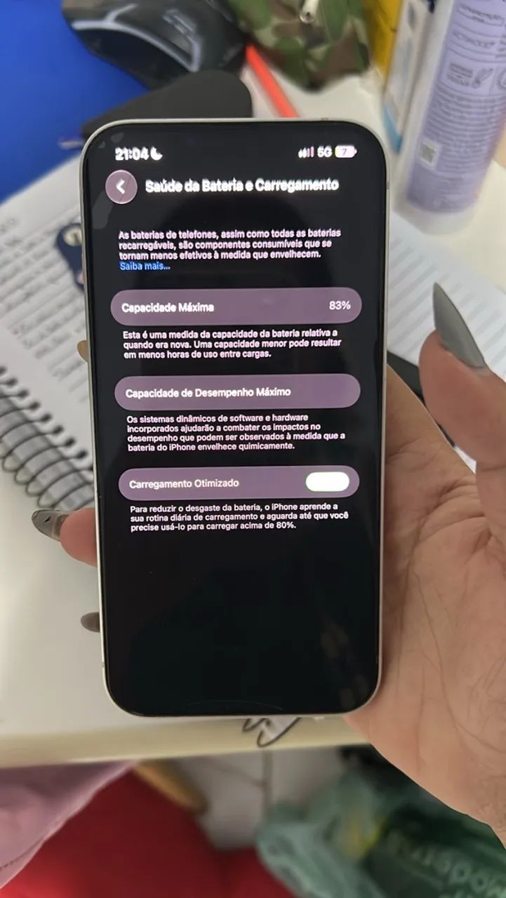 iPhone 13 branco de 128GB - Foto 4